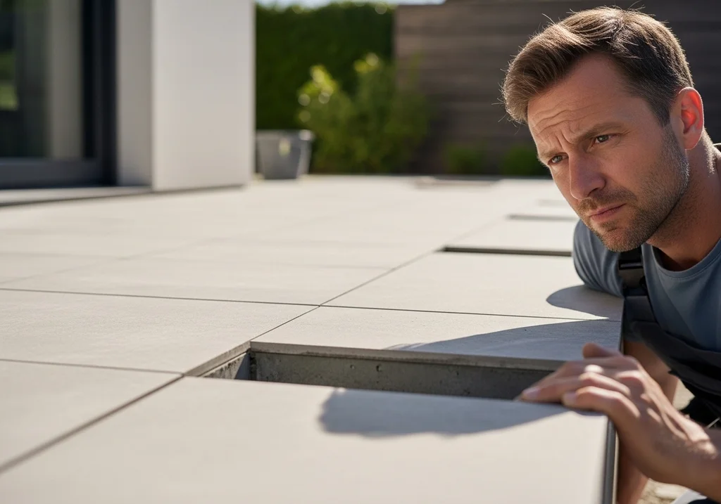 carrelage sur plots ininstallation