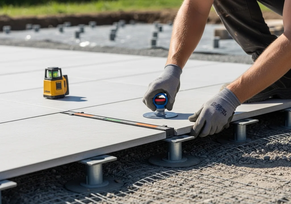 chantier ouvrier carreaux