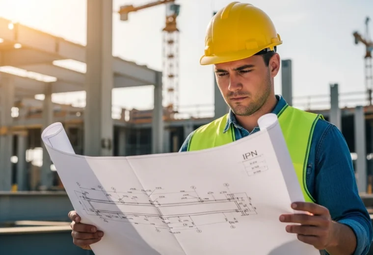 ingenieur civil plan chantier