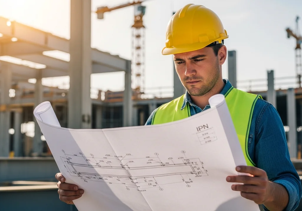 ingenieur civil plan chantier