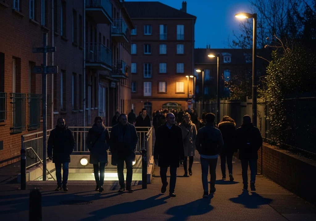 quartier chaud scène urbaine