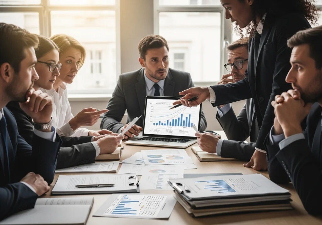 réunion affaires professionnels