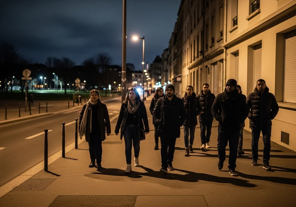 scene nocturne herouville saint clair