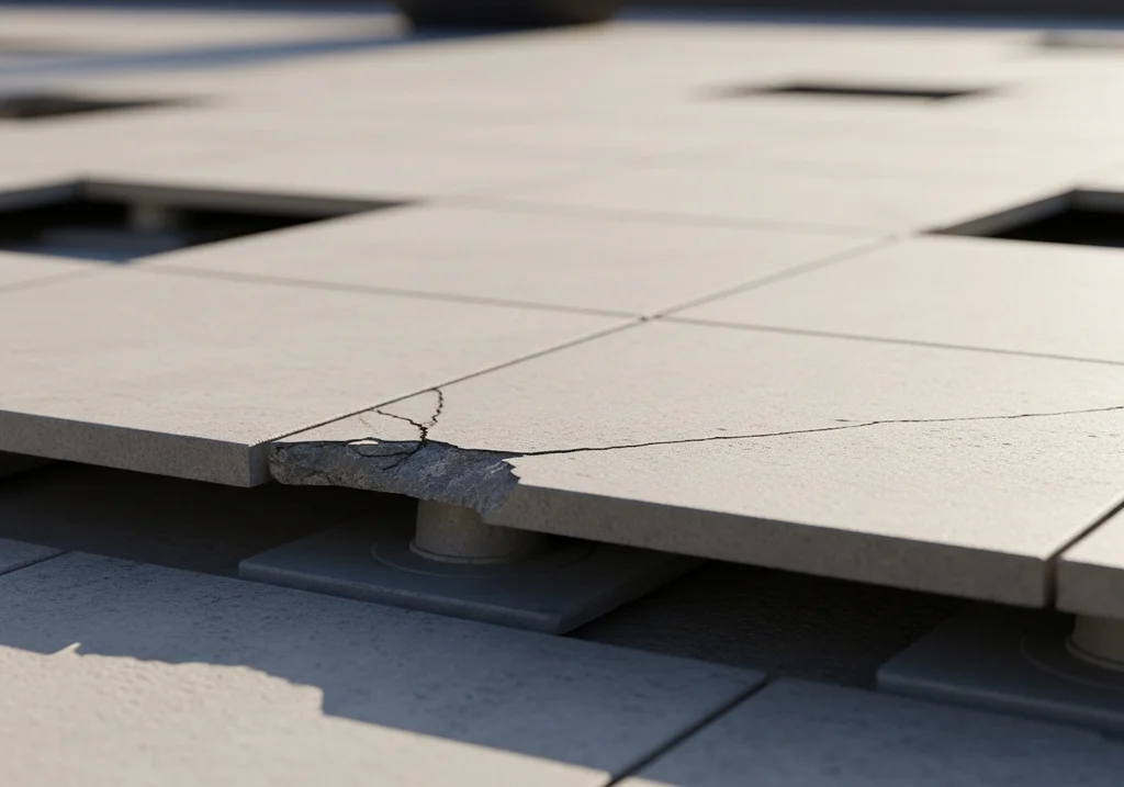 surface tuiles patio