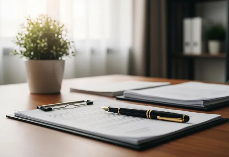 table bois documents professionnel