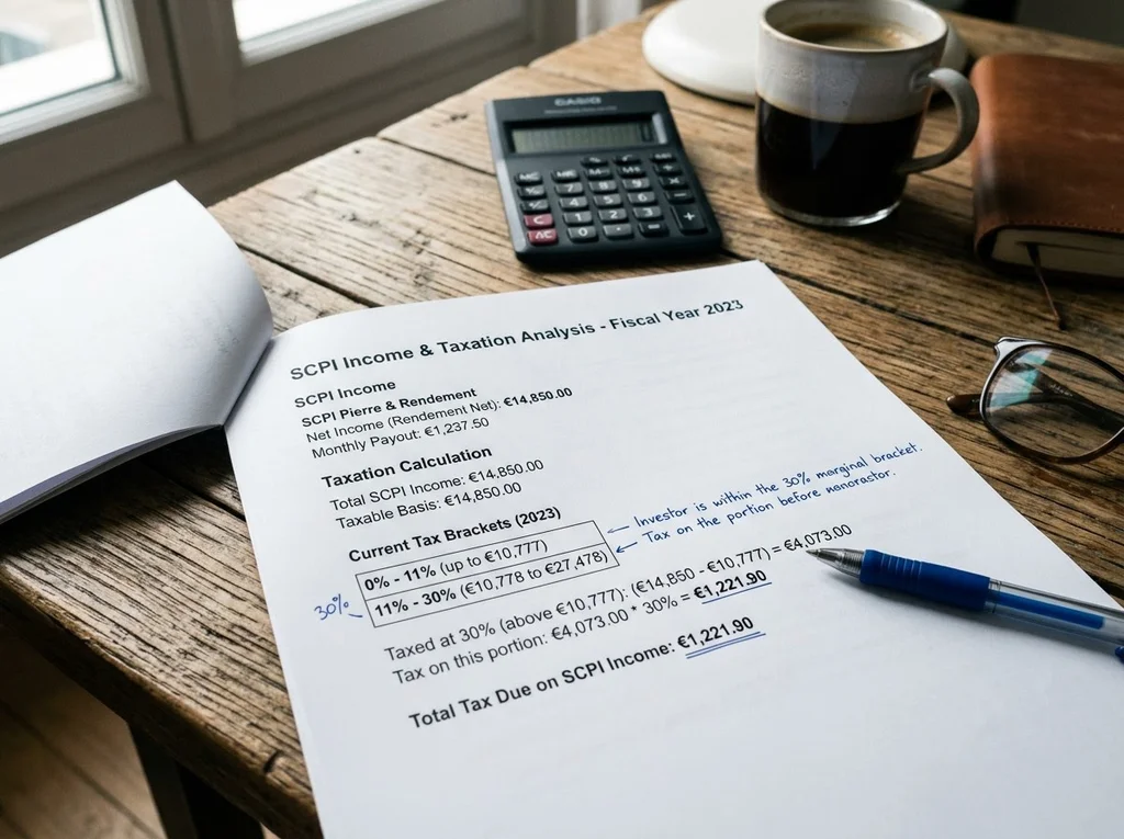document financier SCPI