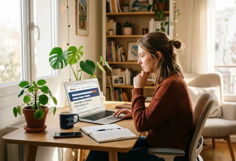 jeune adulte bureau