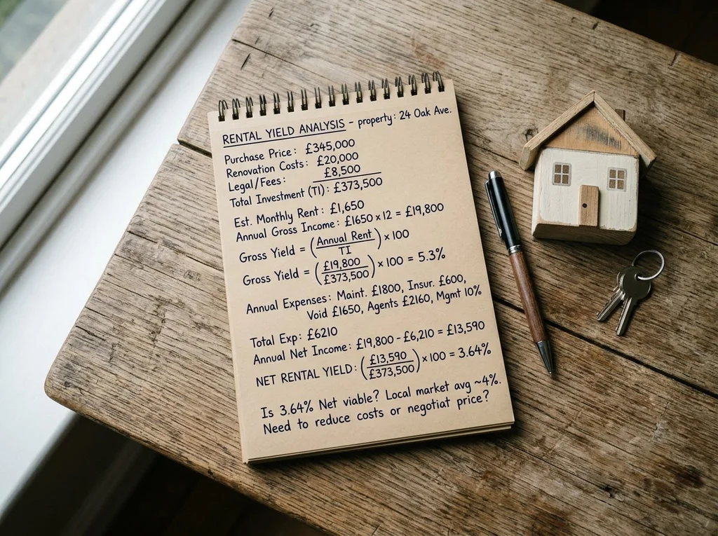 notepad rendement locatif maison