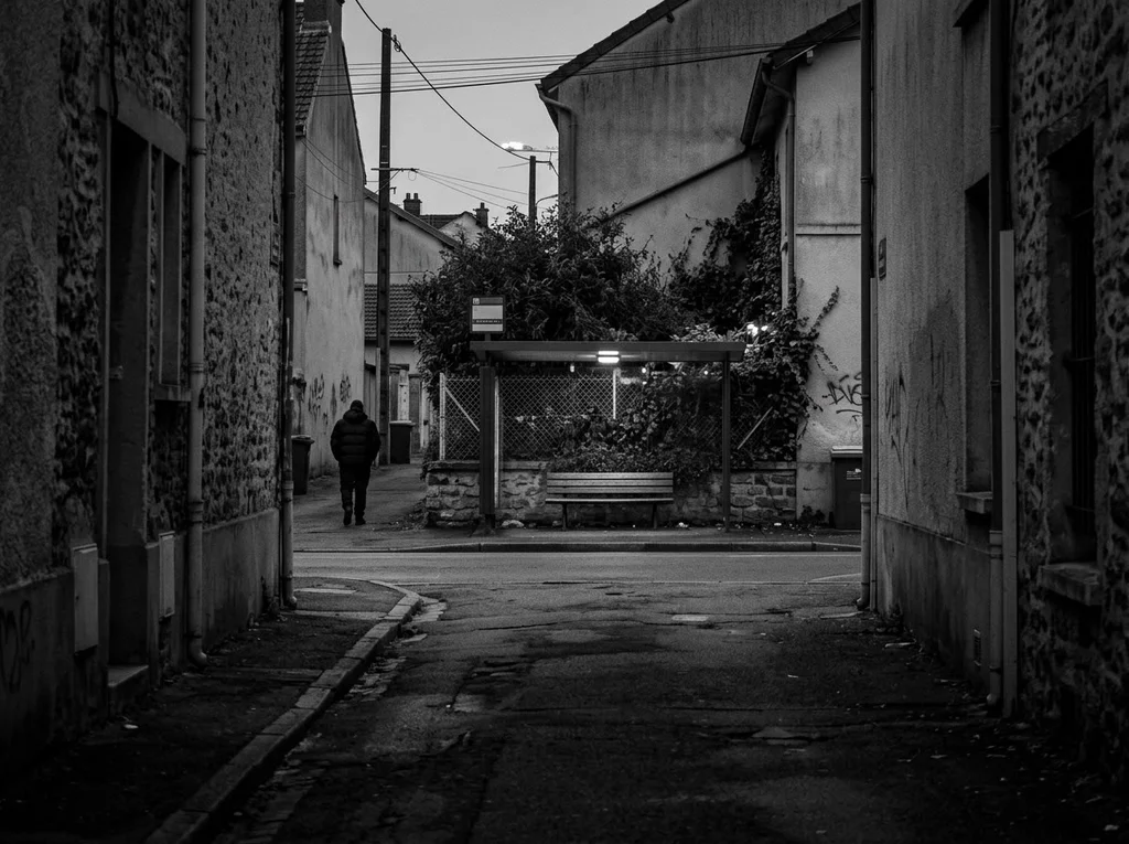 scène rue isolation
